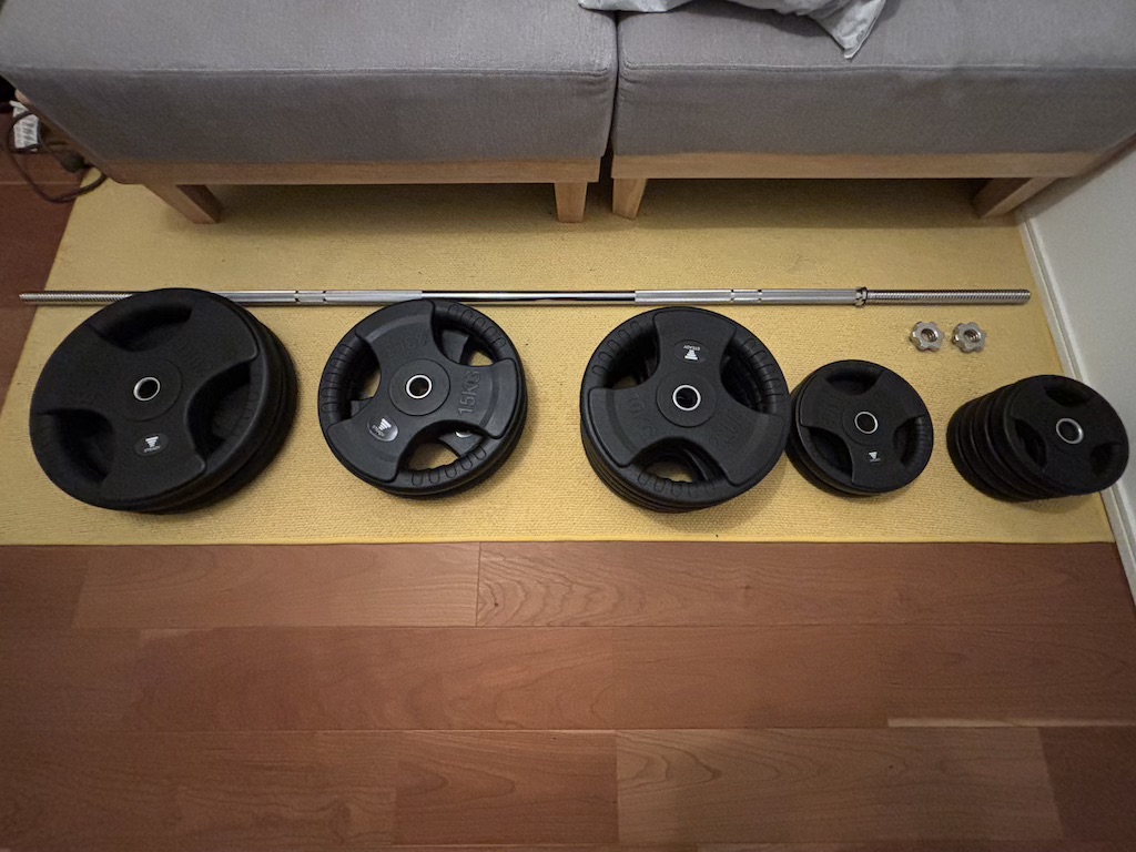 STEADYのバーベルセットの写真